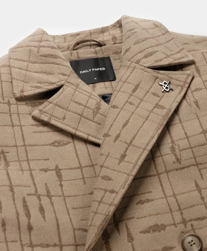 Oxford Beige Rashawn Long Jacket Women Daily Paper Jackets