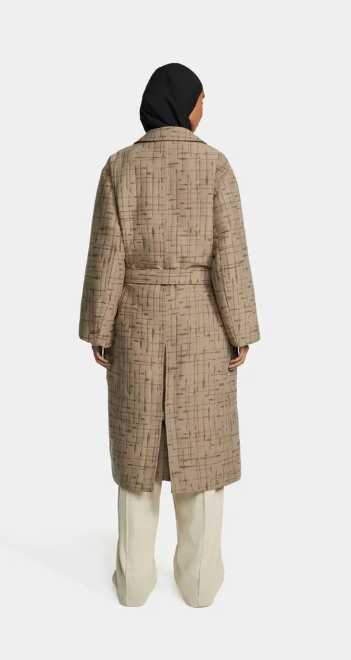Oxford Beige Rashawn Long Jacket Women Daily Paper Jackets