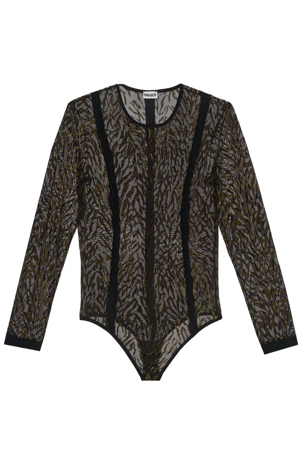Pain De Sucre Bodysuits Women Boye BlackKhaki Blackkhaki