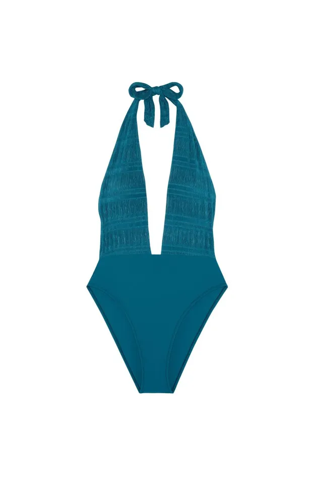 Pain De Sucre Onepiece Swimsuits Women Illusion Persian