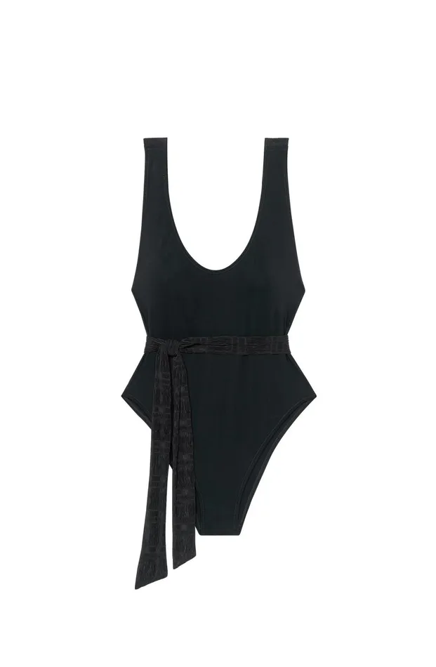 Pain De Sucre Onepiece Swimsuits Women Leila Black