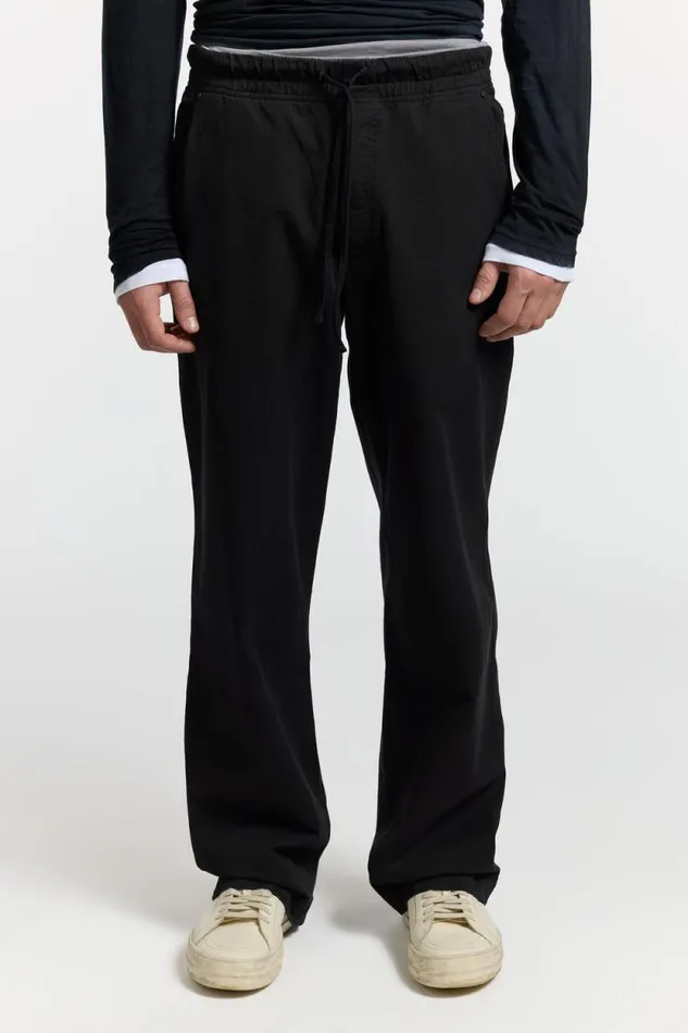 Pants Men COTTON CITIZEN Relaxed Pant Jet Black Pants Men COTTON CITIZEN Relaxed Pant Jet Black