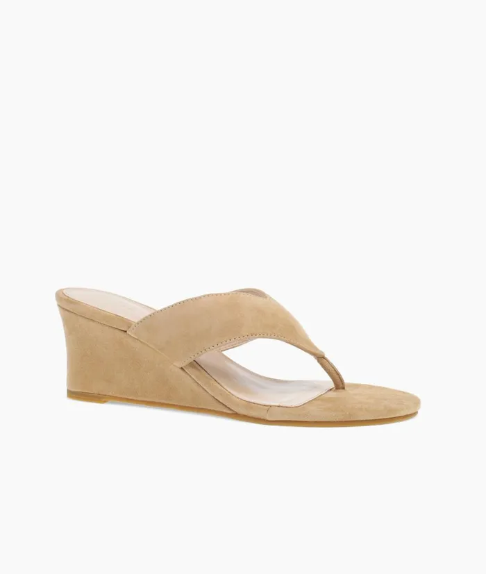 Pelle Moda Abi Wedge 8211 Latte Latte Kid Suede Women Sandals Pelle Moda Abi Wedge 8211 Latte Latte Kid Suede Women Sandals