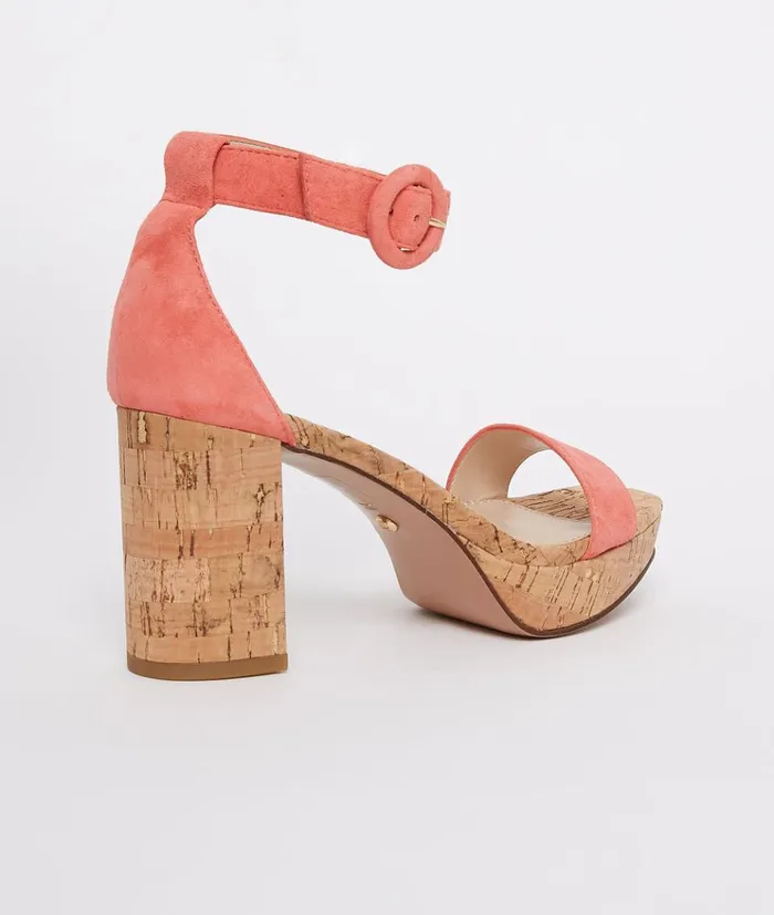 Pelle Moda Amari Platform 8211 Lt Coral Light Coral Kid Suede Women High Heels Pelle Moda Amari Platform 8211 Lt Coral Light Coral Kid Suede Women High Heels