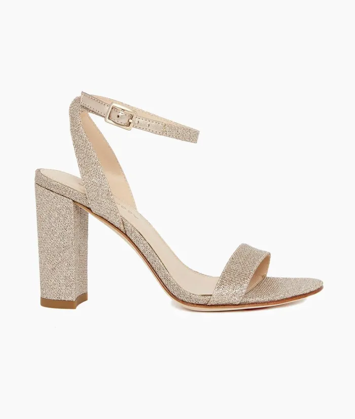 Pelle Moda Brynn High Heel 8211 Gold Platinum Gold Metallic Textile Women High Heels Pelle Moda Brynn High Heel 8211 Gold Platinum Gold Metallic Textile Women High Heels