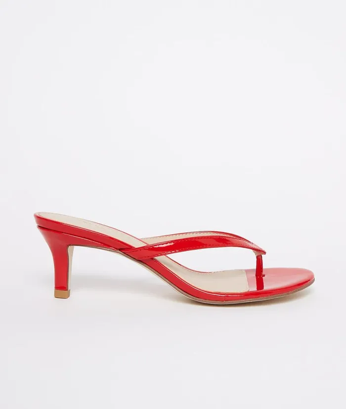 Pelle Moda Effi 4 Low Heel 8211 Flame Flame Patent Women Low Heels