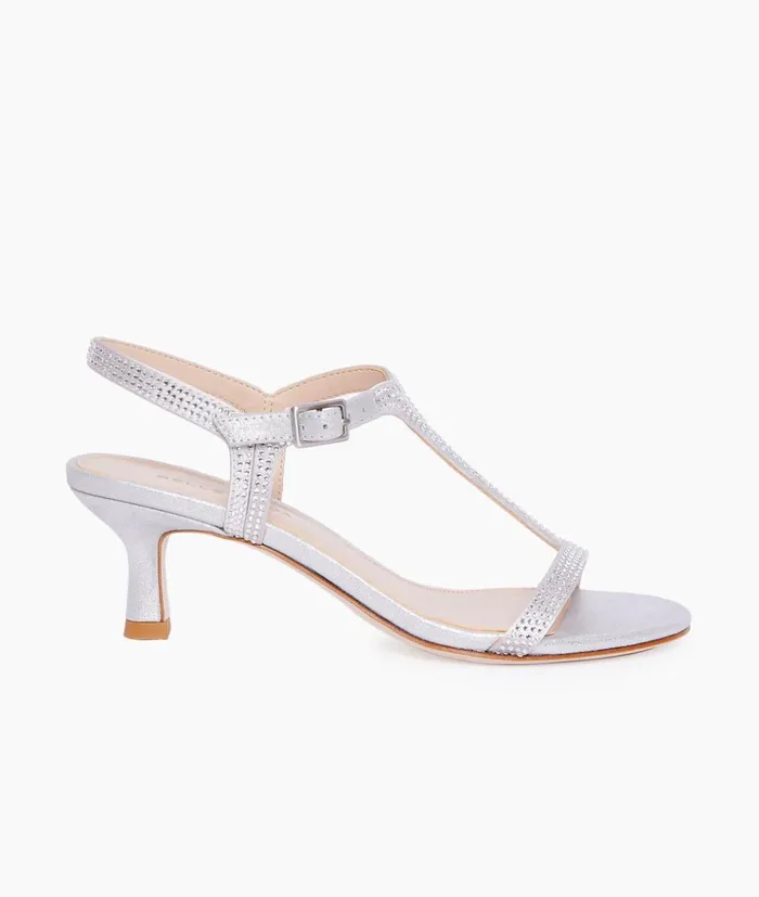 Pelle Moda Iya Low Heel 8211 Silver Silver SatinMetallic Suede Women Low Heels Pelle Moda Iya Low Heel 8211 Silver Silver SatinMetallic Suede Women Low Heels