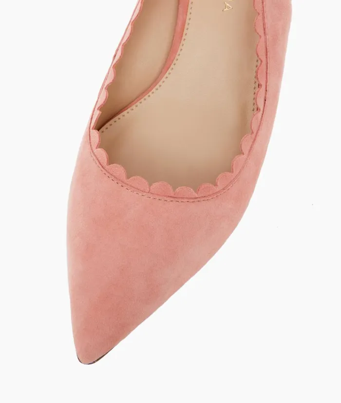 Pelle Moda Kelsa Low Heel 8211 Peony Peony Kid Suede Women Low Heels Pelle Moda Kelsa Low Heel 8211 Peony Peony Kid Suede Women Low Heels