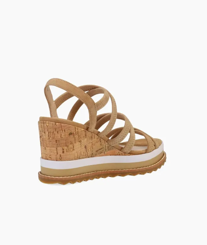 Pelle Moda Meena Wedge 8211 Latte Latte Kid Suede Women Wedges Pelle Moda Meena Wedge 8211 Latte Latte Kid Suede Women Wedges