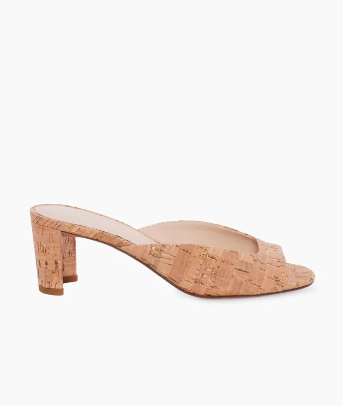 Pelle Moda Mika Low Heel 8211 Natural Natural Cork Women Low Heels