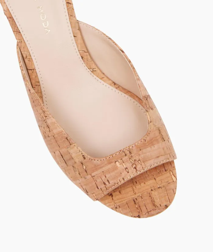 Pelle Moda Mika Low Heel 8211 Natural Natural Cork Women Low Heels Pelle Moda Mika Low Heel 8211 Natural Natural Cork Women Low Heels