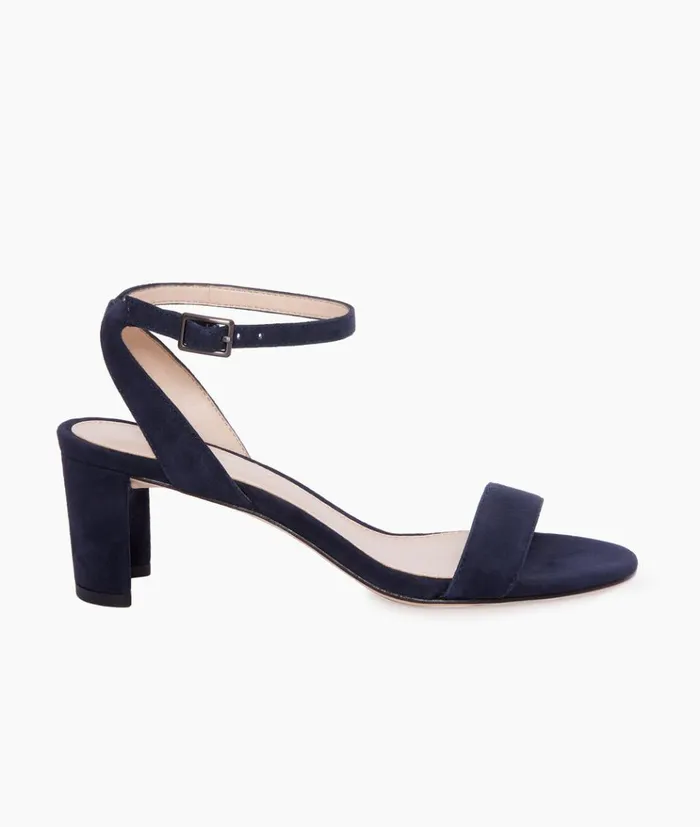Pelle Moda Moira 2 Low Heel 8211 Midnight Midnight Kid Suede Women Low Heels