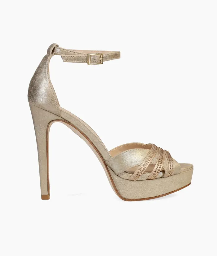 Pelle Moda Olwyn Platform 8211 Platinum Gold Platinum Gold SatinMetallic Suede Women Platforms Pelle Moda Olwyn Platform 8211 Platinum Gold Platinum Gold SatinMetallic Suede Women Platforms