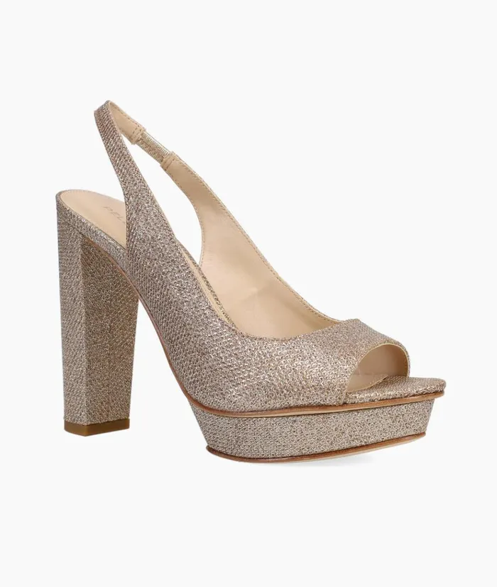 Pelle Moda Palma 2 Platform 8211 Gold Platinum Gold Metallic Textile Women High Heels Pelle Moda Palma 2 Platform 8211 Gold Platinum Gold Metallic Textile Women High Heels