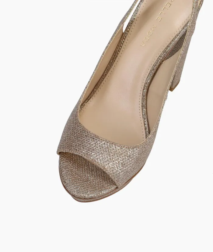 Pelle Moda Palma 2 Platform 8211 Gold Platinum Gold Metallic Textile Women High Heels Pelle Moda Palma 2 Platform 8211 Gold Platinum Gold Metallic Textile Women High Heels