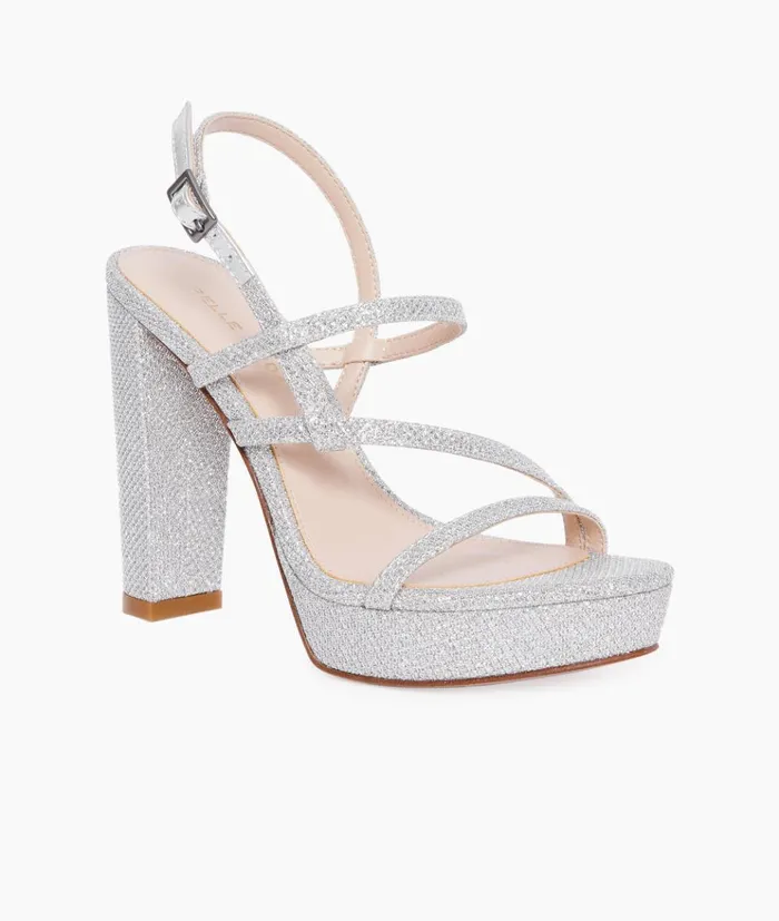 Pelle Moda Patsi 2 Platform 8211 Silver Silver Metallic Textile Women High Heels Pelle Moda Patsi 2 Platform 8211 Silver Silver Metallic Textile Women High Heels