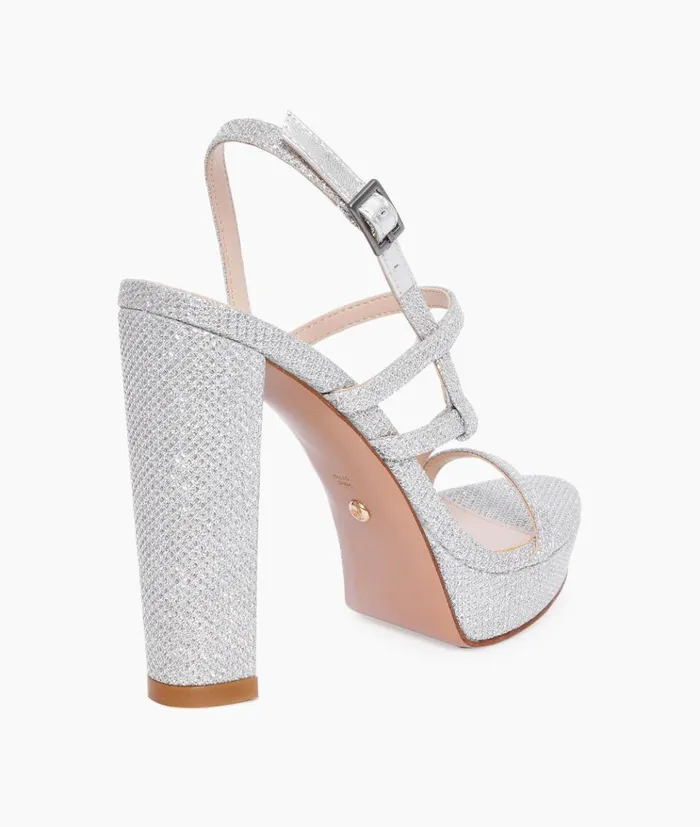 Pelle Moda Patsi 2 Platform 8211 Silver Silver Metallic Textile Women High Heels Pelle Moda Patsi 2 Platform 8211 Silver Silver Metallic Textile Women High Heels