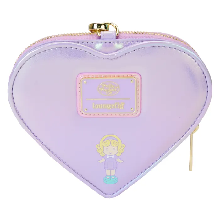 Polly Pocket Compact Playset Figural Zip Around Wallet Unisex Loungefly Bags and Wallets