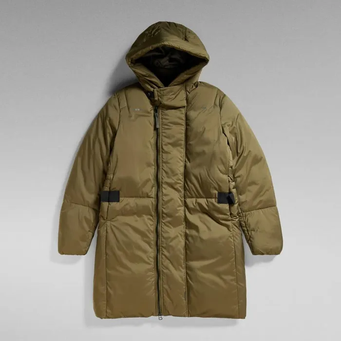 Puffer Jackets Men GStar RAW G Whistler Padded Parka Shadow Olive