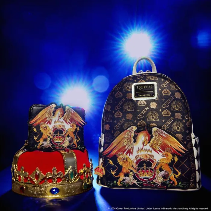 Queen Crest Logo Zip Around Wallet Unisex Loungefly Bags and Wallets Queen Crest Logo Zip Around Wallet Unisex Loungefly Bags and Wallets