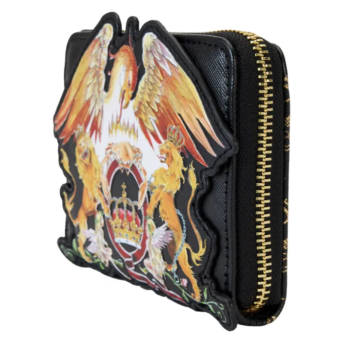 Queen Crest Logo Zip Around Wallet Unisex Loungefly Bags and Wallets Queen Crest Logo Zip Around Wallet Unisex Loungefly Bags and Wallets