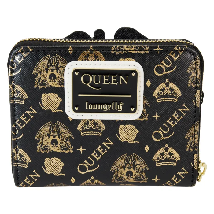 Queen Crest Logo Zip Around Wallet Unisex Loungefly Bags and Wallets Queen Crest Logo Zip Around Wallet Unisex Loungefly Bags and Wallets