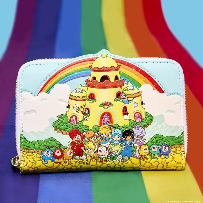 Rainbow Brite Color Castle Zip Around Wallet Unisex Loungefly Bags and Wallets Rainbow Brite Color Castle Zip Around Wallet Unisex Loungefly Bags and Wallets