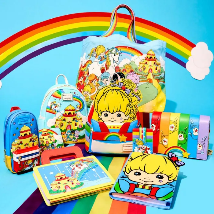 Rainbow Brite Color Castle Zip Around Wallet Unisex Loungefly Bags and Wallets Rainbow Brite Color Castle Zip Around Wallet Unisex Loungefly Bags and Wallets