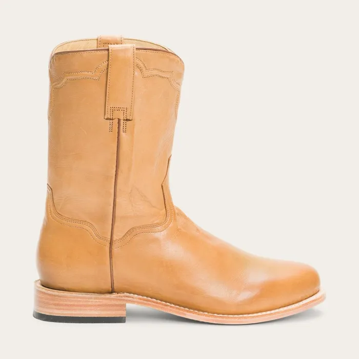 Ropers Men Stetson Puncher Boots Tan