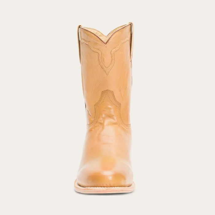 Ropers Men Stetson Puncher Boots Tan
