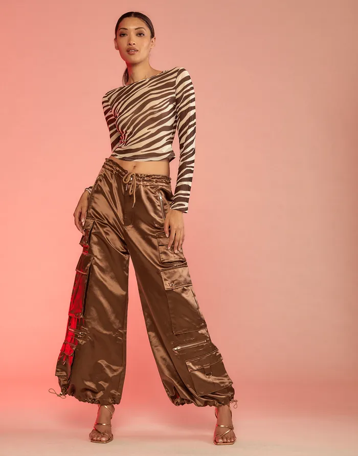 S Cargo Pants 8211 Coffee Women Cynthia Rowley Bottoms