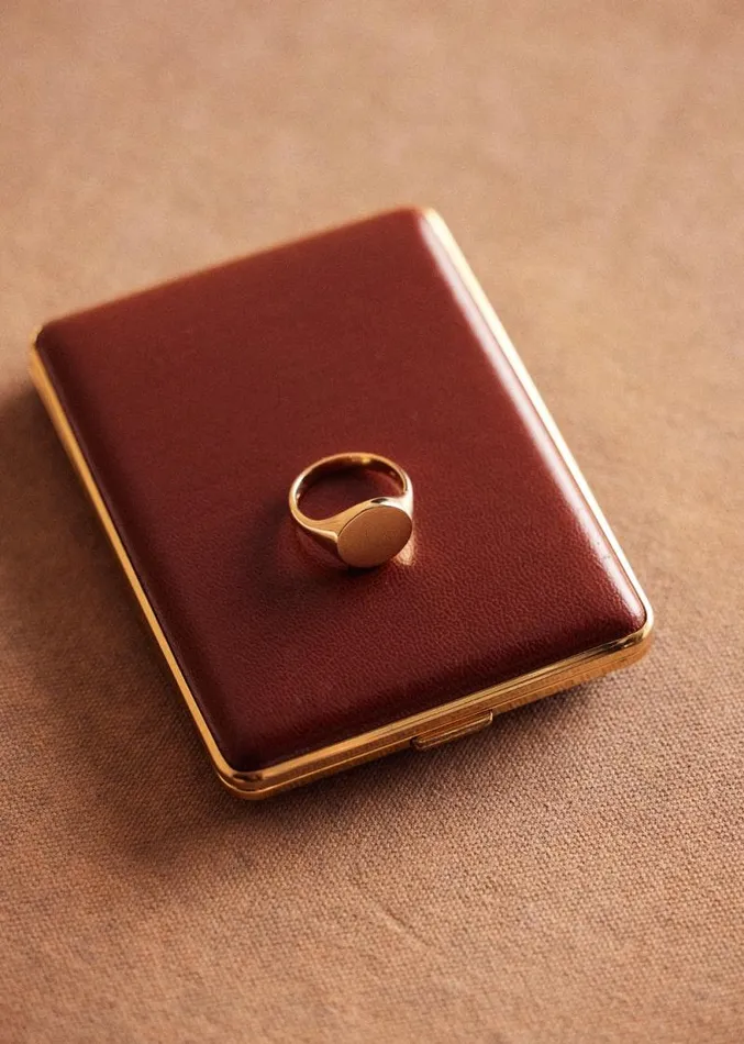 Szane Accessories Mens Miansai 8211 Wells Ring Gold