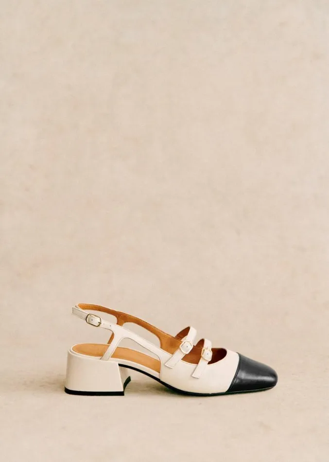 Szane Babies Ballerinas and Pumps Womens Paula Babies Ecru Black