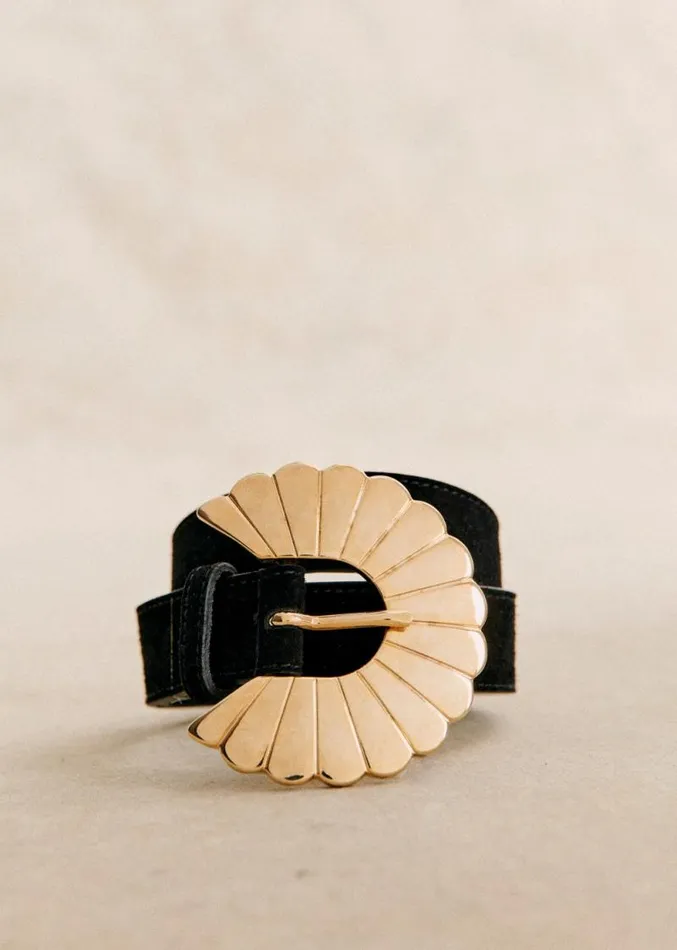 Szane Belts Womens Sandy Belt Black Gold