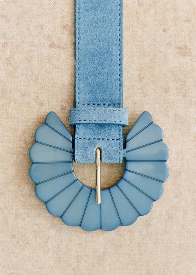 Szane Belts Womens Sandy Belt Denim Blue