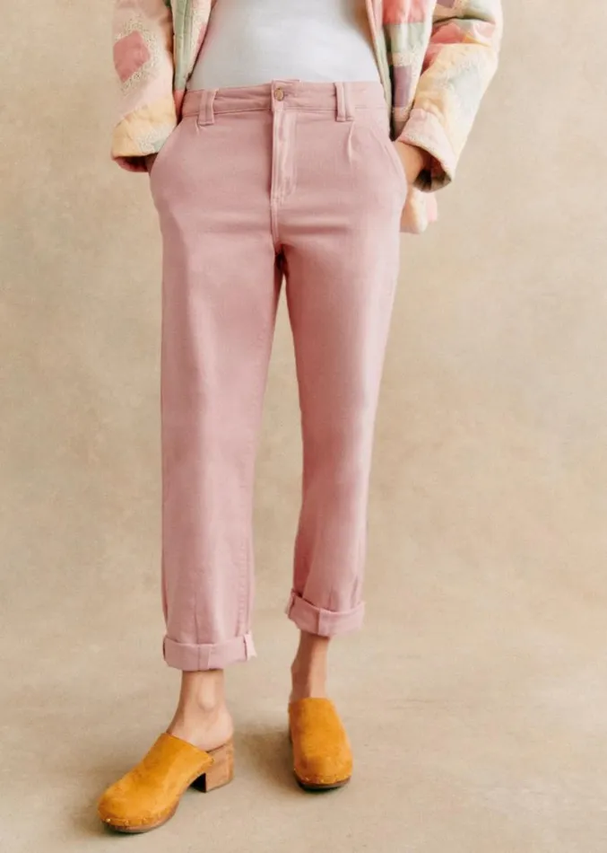 Szane Colored Womens Manu Trousers Pink