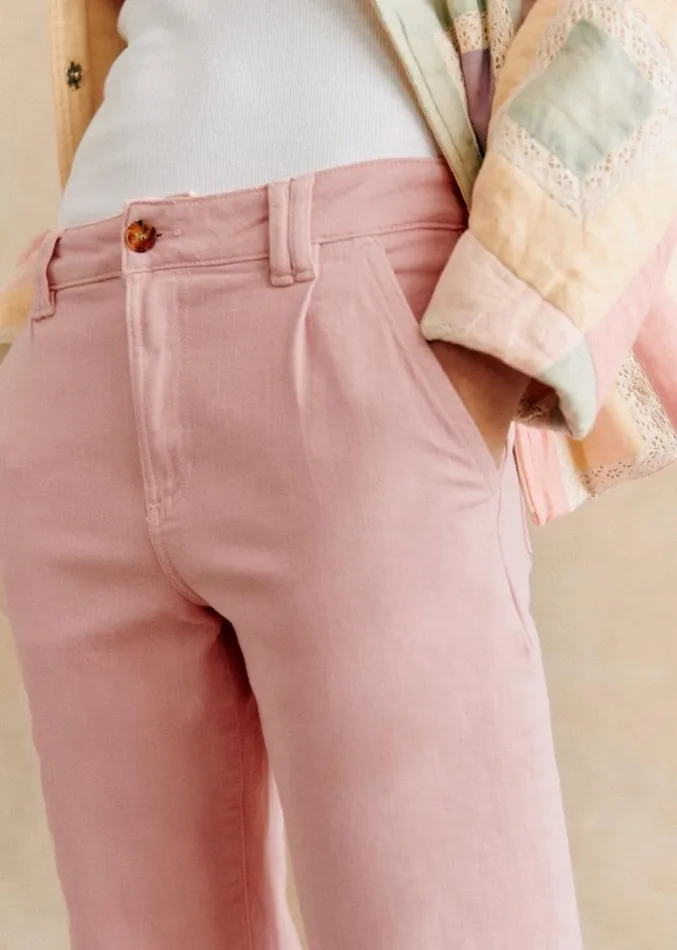 Szane Colored Womens Manu Trousers Pink