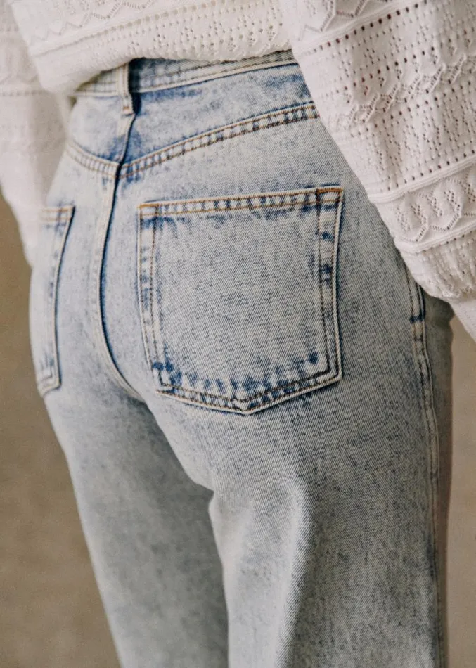 Szane Denim Womens Le Crop Edge Blue