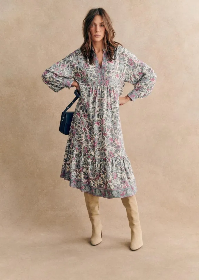 Szane Dresses Womens Boheme Dress Maja Print