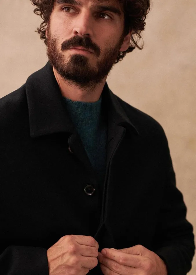 Szane Jackets and Coats Mens Frank Coat Navy Blue