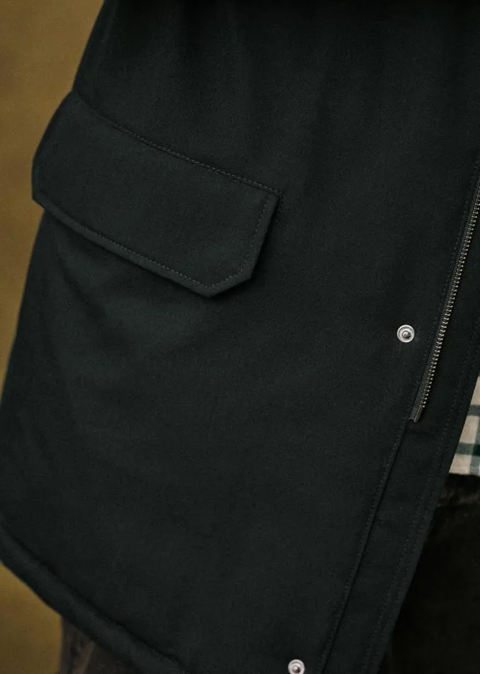 Szane Jackets and Coats Mens Fraser Parka Navy Blue