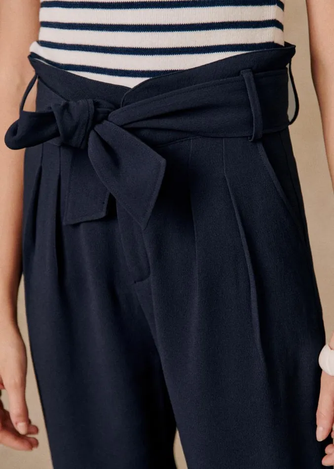 Szane Trousers and Jumpsuits Womens Austin Trousers Navy Blue