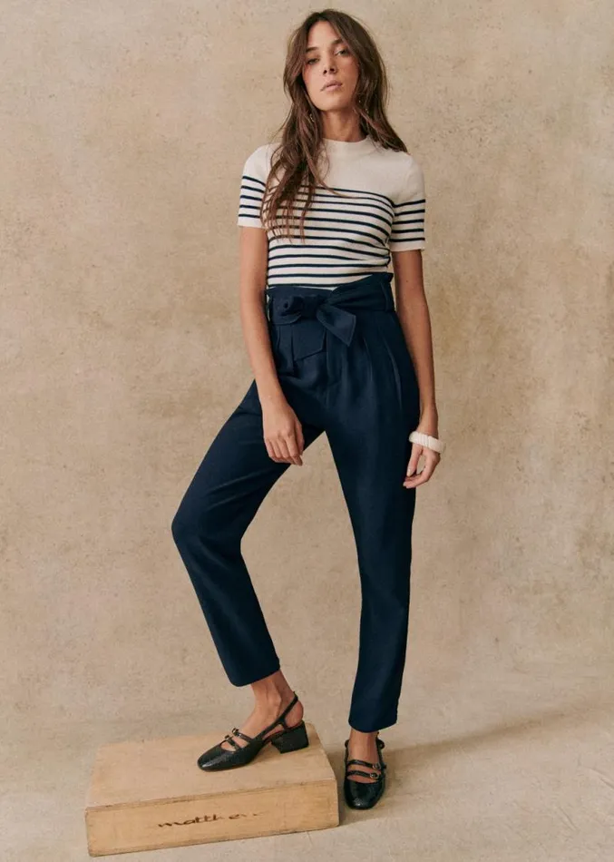 Szane Trousers and Jumpsuits Womens Austin Trousers Navy Blue