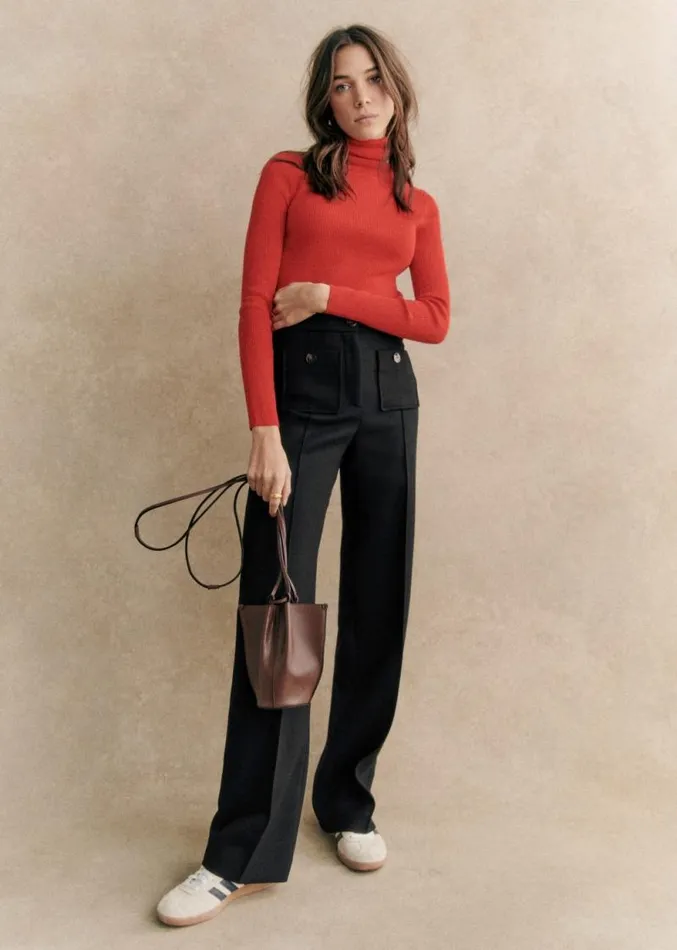 Szane Trousers and Jumpsuits Womens Dan Trousers Black