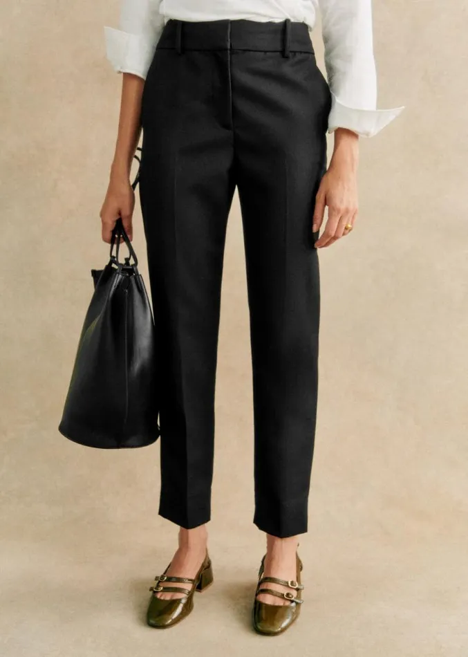 Szane Trousers and Jumpsuits Womens Gustavo Trousers Black