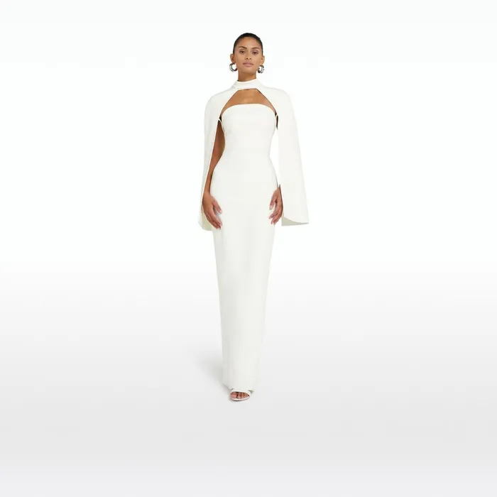 Safiyaa Agnes Ivory Harness With Azrael Dress Women Dresses