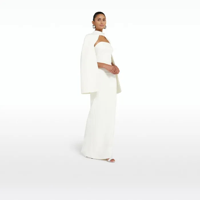 Safiyaa Agnes Ivory Harness With Azrael Dress Women Dresses