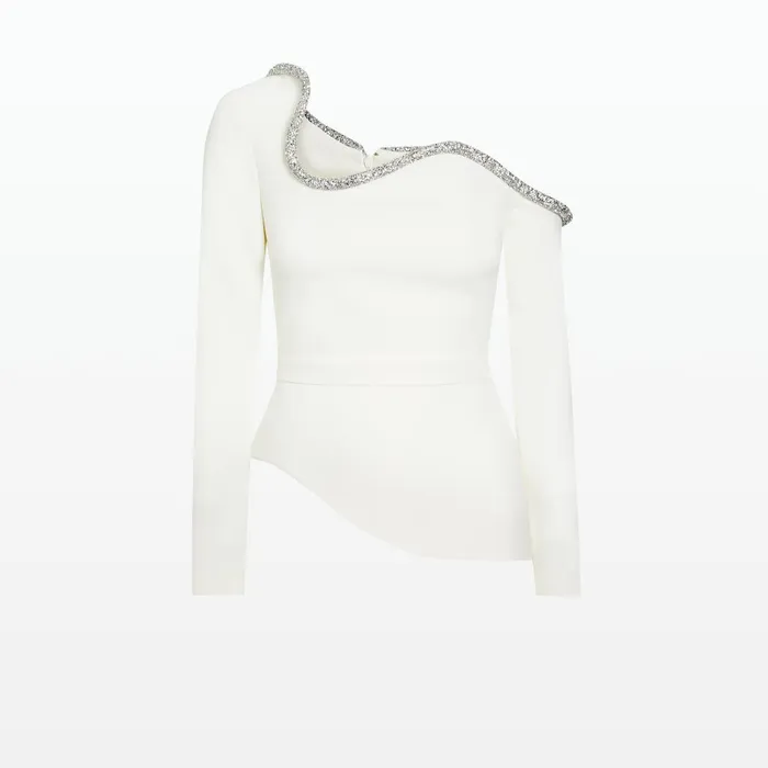 Safiyaa Aime Ivory Top Women Tops