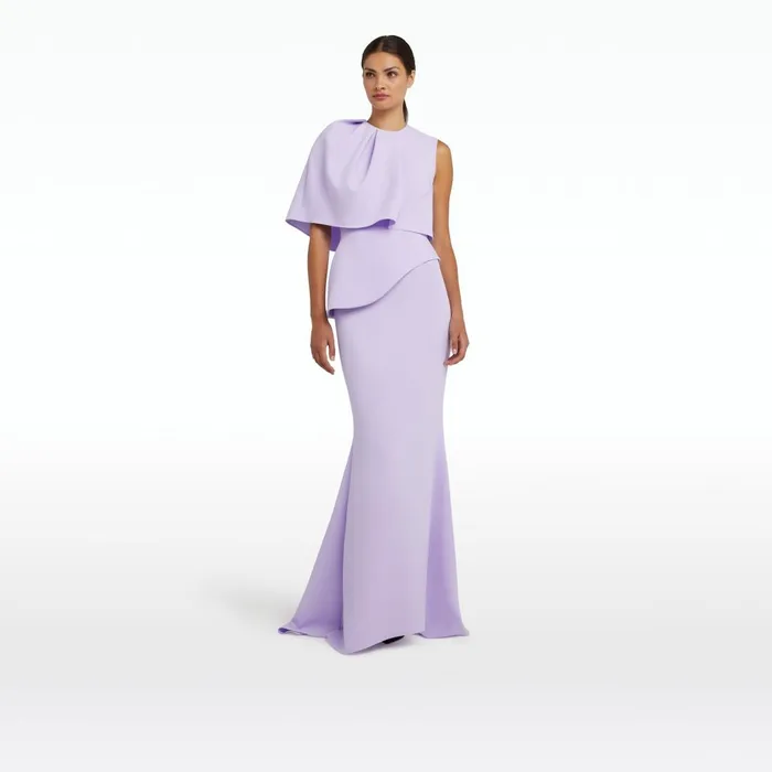 Safiyaa Alambra Verbena Long Dress Women Dresses