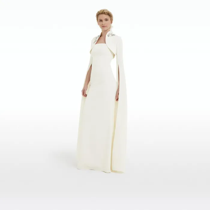 Safiyaa Amari Flower Bud Embroidered Bolero Women Capes and Harnesses
